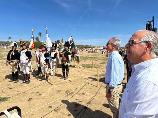 Recreación de la Batalla de Bailén, en Jaén.