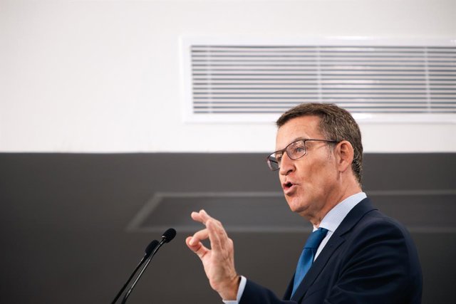 El líder del PP, Alberto Núñez Feijóo