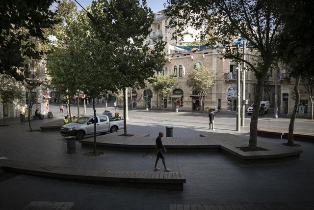 Vista general de una calle de Jerusalén