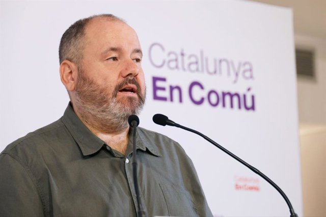 El portaveu dels comuns, Joan Mena