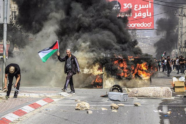 Enfrontaments entre palestins i les forces de seguretat israelianes