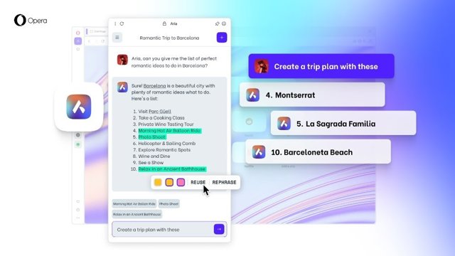 Mejoras de las capacidades de Aria en Opera One