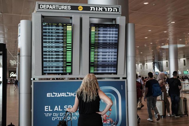 Archivo - Un aeropuerto en Israel