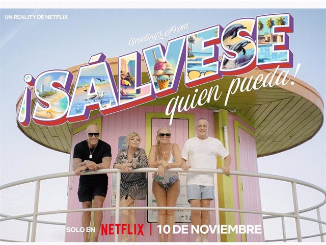 Una de las imágenes promocionales de 'Sálvese quien pueda', que se estrena el 10 de noviembre en Netflix