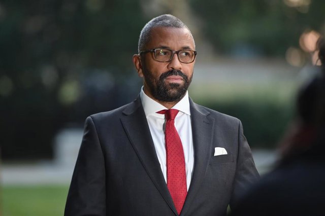 Archivo - El ministro de Exteriores de Reino Unido, James Cleverly