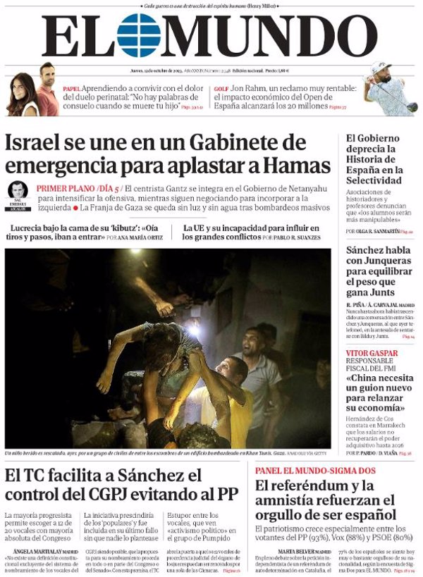 periódico de grandes noticias