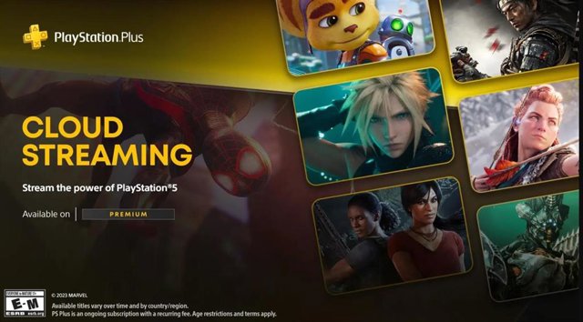 Servicio de transmisión en la nube de PS Plus Premium