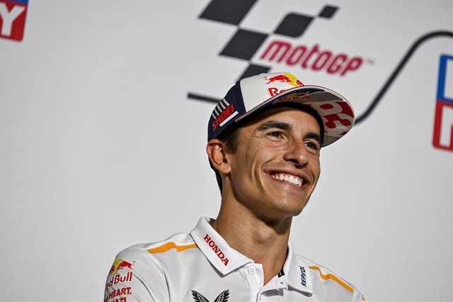 Archivo - Marc Márquez durant un Gran Premi del Mundial de Motociclisme