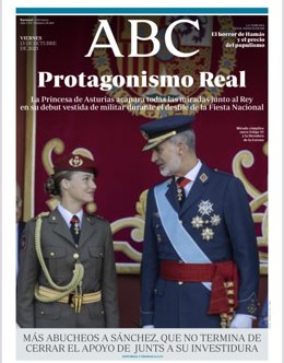 Portada ABC viernes 13 de octubre
