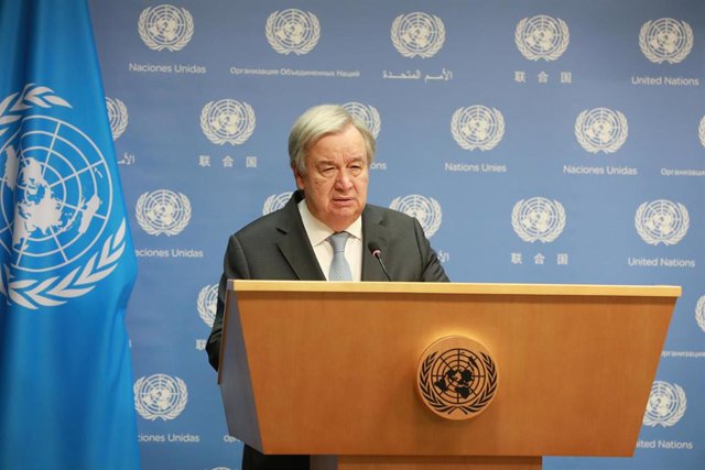 El secretario general de Naciones Unidas, Antonio Guterres