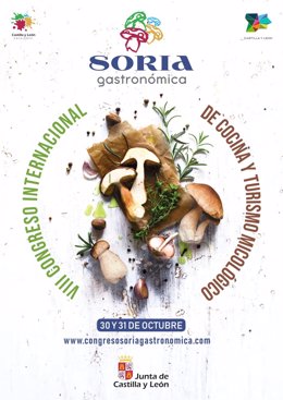 El VIII Congreso Internacional de Cocina y Turismo Micológico 'Soria Gastronómica' vuelve los días 30 y 31 de octubre