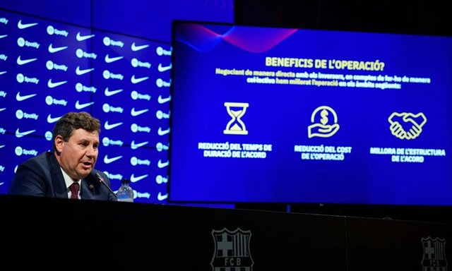 Archivo - El vicepresidente económico del FC Barcelona, Eduard Romeu