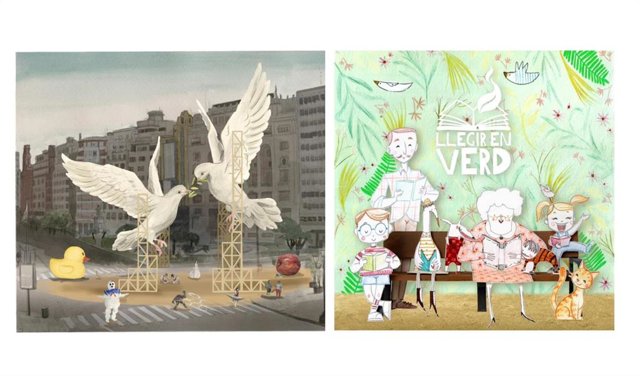 'Pelea De Palomas' Y 'Llegir En Verd', Fallas Municipales De 2024