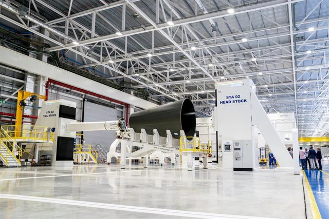 Archivo - Interior de la planta de Getafe de Construcciones Aeronáuticas S.A, a 13 de marzo de 2023, en Getafe, Madrid (España). 