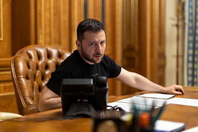 Archivo - El president ucraïnès, Volodímir Zelenski