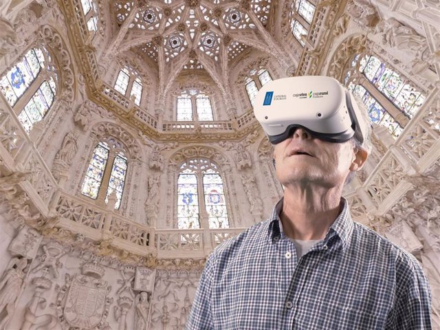 Una nueva propuesta turística de realidad virtual permitirá visitar la Catedral de Burgos 'desde las alturas' .