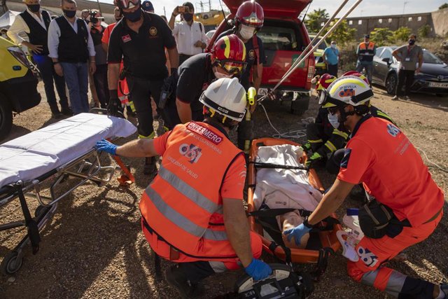 Archivo - Imagen de archivo de un simulacro