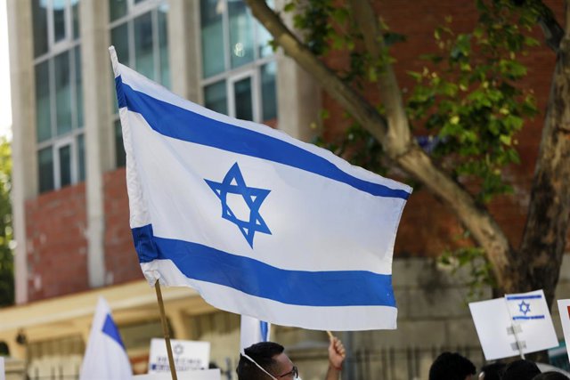 Archivo - Imatge d'arxiu d'una bandera d'Israel