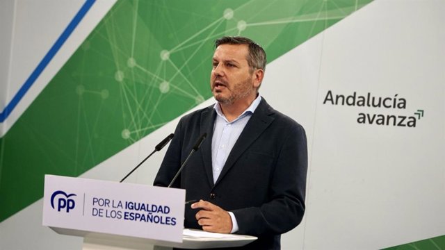 El vicesecretario de Organización del PP-A, Alejandro Romero, este lunes