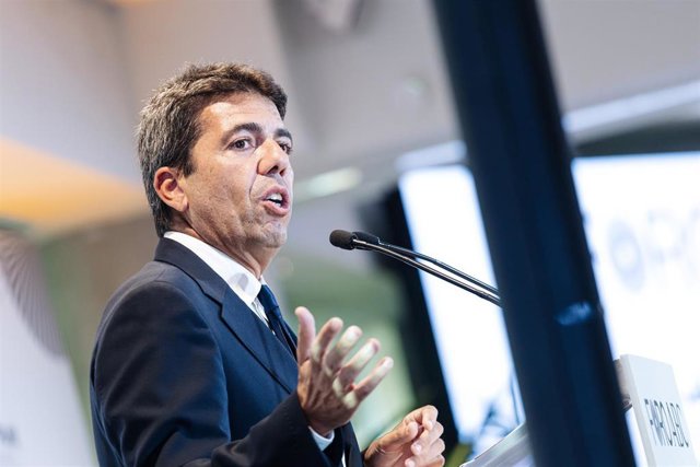 Imagen de archivo del presidente de la Generalitat Valenciana, Carlos Mazón.
