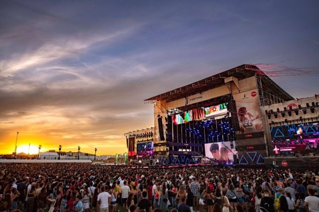 Archivo - Imagen de Caja Mágica en la edición de 2022 del festival Coca-Cola Music Experience