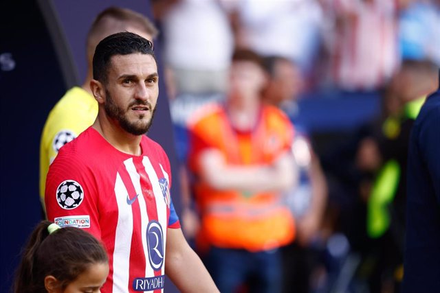 Jorge Resurrección, 'Koke', en un partido con el Atlético de Madrid.