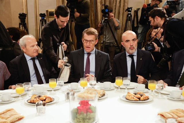 Montilla, Feijóo y Sirera en el evento