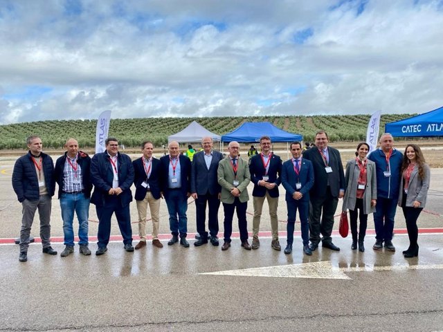 Asistentes a la demostración del proyecto Aerial Core