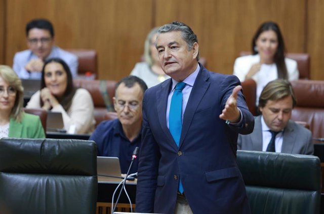 El consejero de la Presidencia, Interior, Diálogo Social y Simplificación Administrativa de Andalucía, Antonio Sanz, en una fotografía de archivo