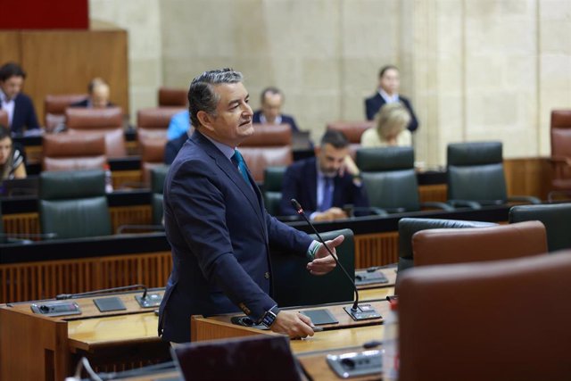 El consejero de la Presidencia, Interior, Diálogo Social y Simplificación Administrativa de Andalucía, Antonio Sanz, en una fotografía de archivo