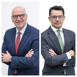 Los nuevos miembros del consejo asesor de Antolin. De izq. a der.: Jurgen Stackmann y Javier Lázaro.
