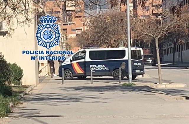 Furgón de la Policía Nacional