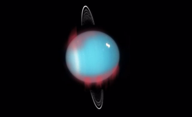 Aurora infrarroja confirmada sobre Urano