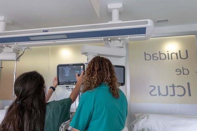 Profesionales de la Unidad de Ictus del Hospital Universitario de Jaén.