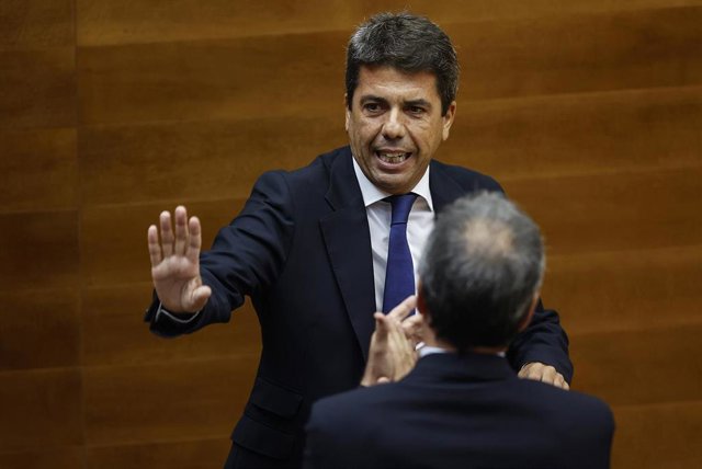 El presidente de la Generalitat valenciana, Carlos Mazón
