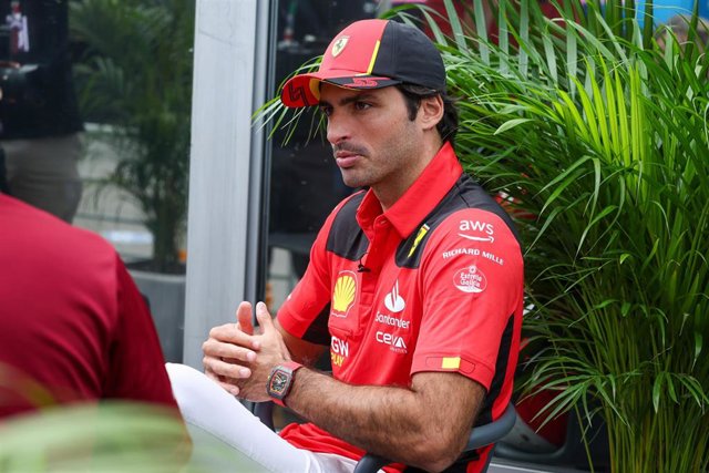 Carlos Sainz, durante el Gran Premio de México de F1.