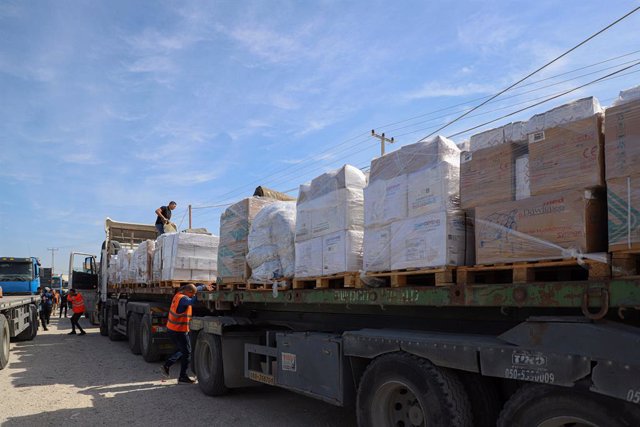 Paquets d'ajuda humanitària per a la Franja de Gaza