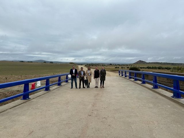 Visita a la carretera de acceso a Villarrodrigo.