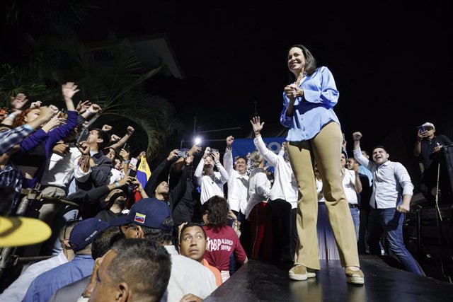 La exdiputada María Corina Machado, exdiputada de la Asamblea Nacional de Venezuela