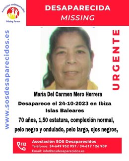 Desactivada la alerta para encontrar a una mujer de 70 años en Ibiza.