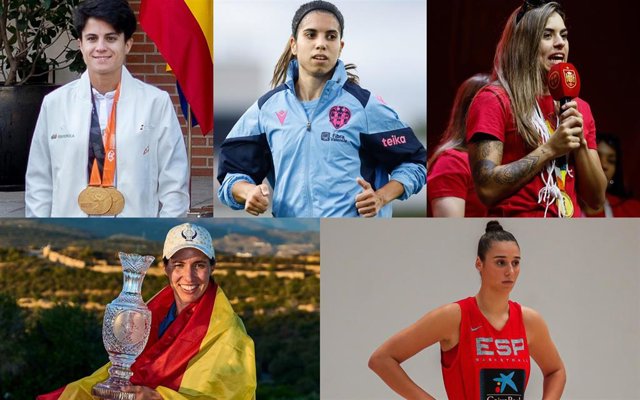 María Pérez, Alba Redondo, Misa, Carlota Ciganda y Raquel Carrera