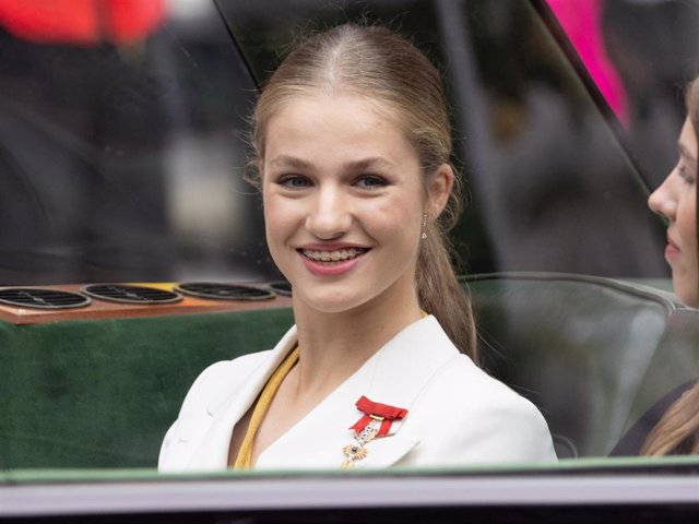 La Princesa Leonor, tras jurar la Constitución en el Congreso de los Diputados el pasado 31 de octubre