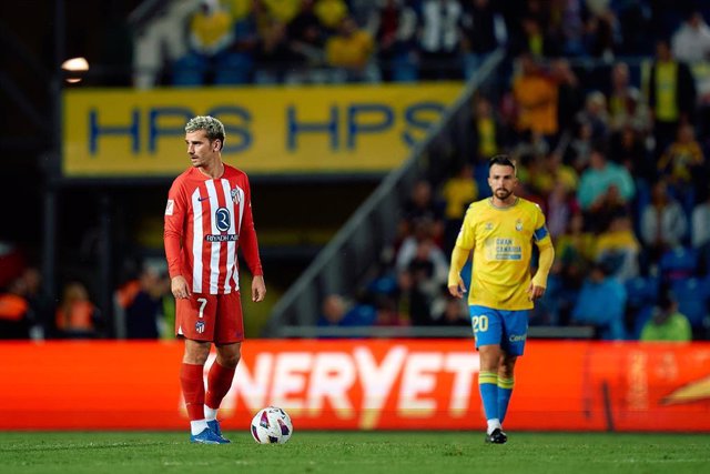 Antoine Griezmann, en un partido del Atlético de Madrid.