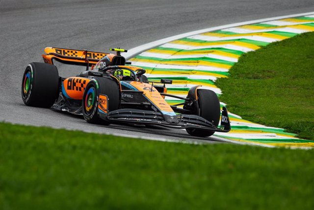 Lando Norris en Interlagos