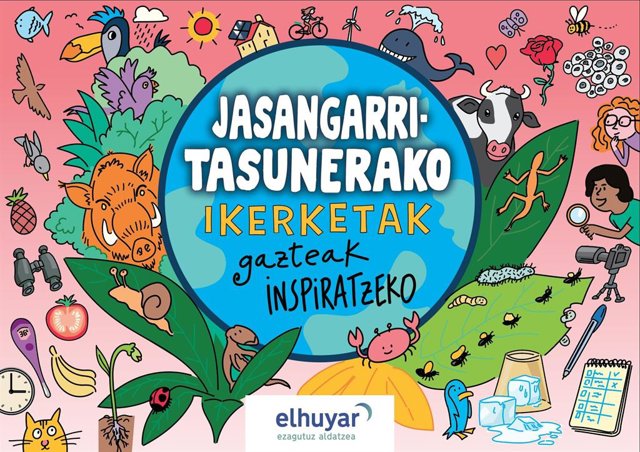 'Jasangarritasunerako Ikerketak, Gazteak Inspiratzeko' Liburuxkaren Azala.