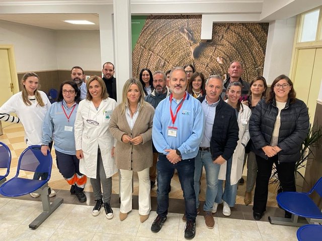 Visita al consultorio de Noalejo.