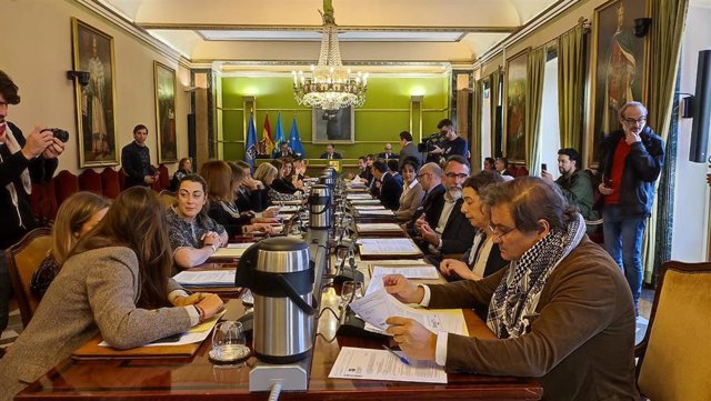 Pleno del Ayuntamiento de Oviedo.