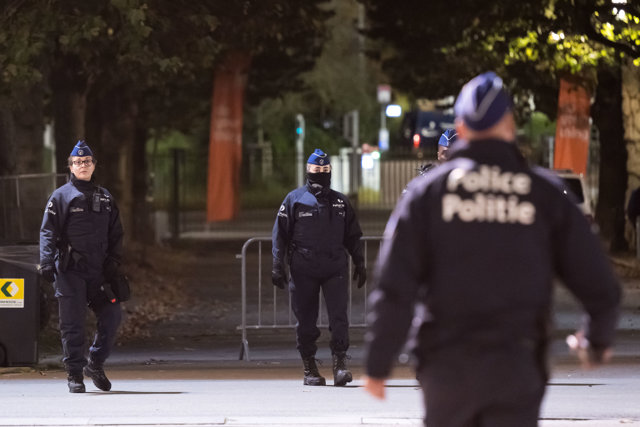 Policía en Bruselas
