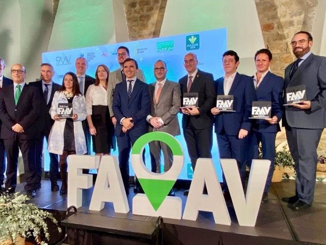 Galardonados en la segunda edición de los premios de la FAAV