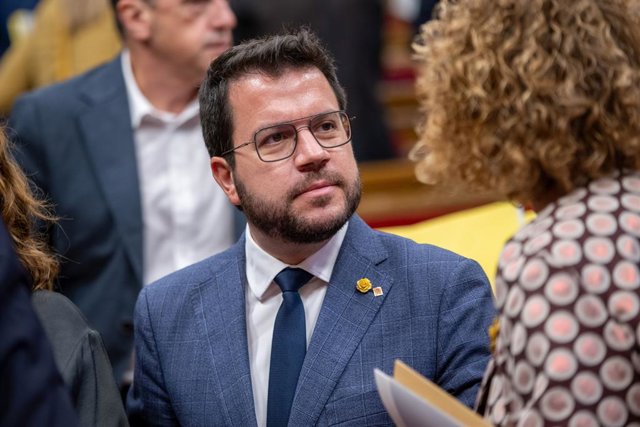 Archivo - El president de la Generalitat, Pere Aragonès